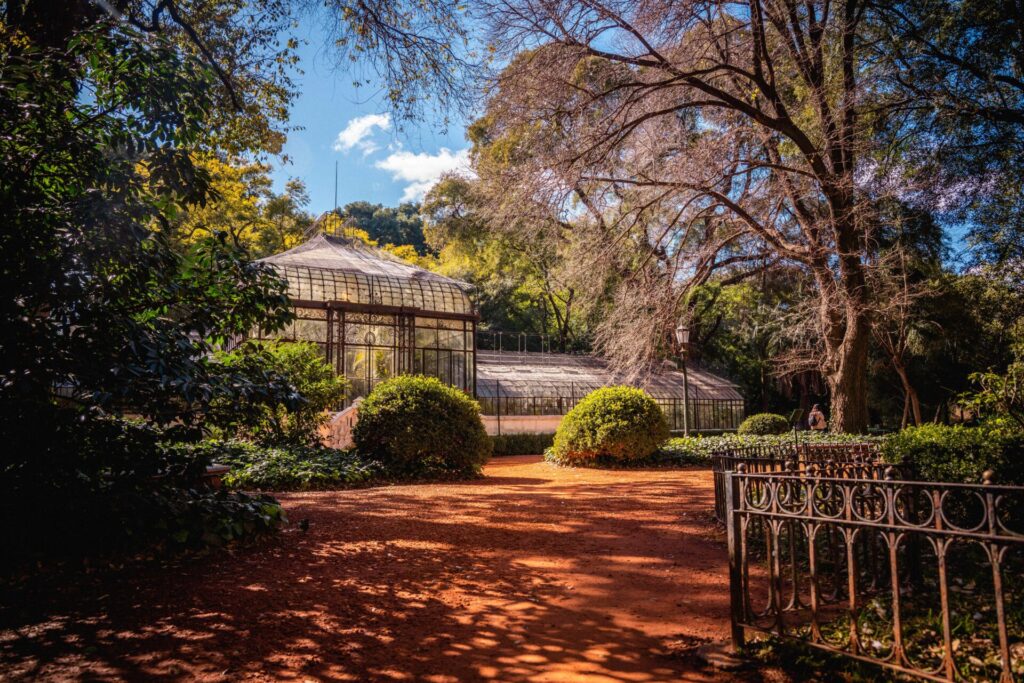 The Green House at the Buenos Aires Botanical Garden.