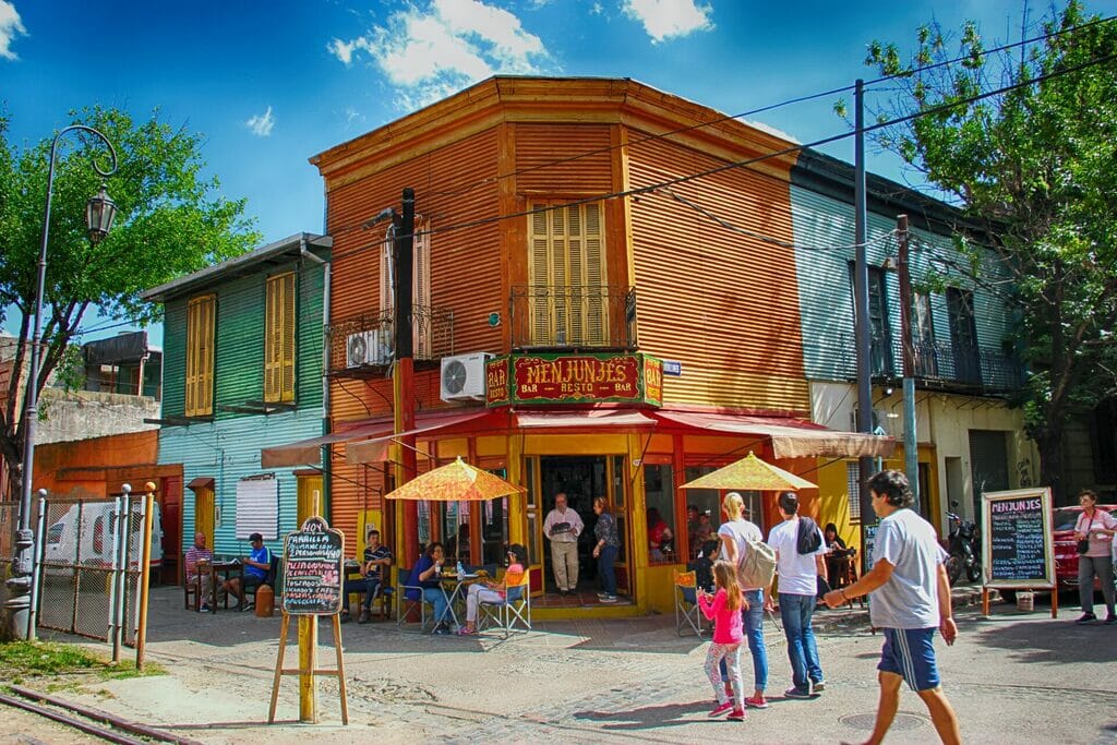 Colorful La Boca Street