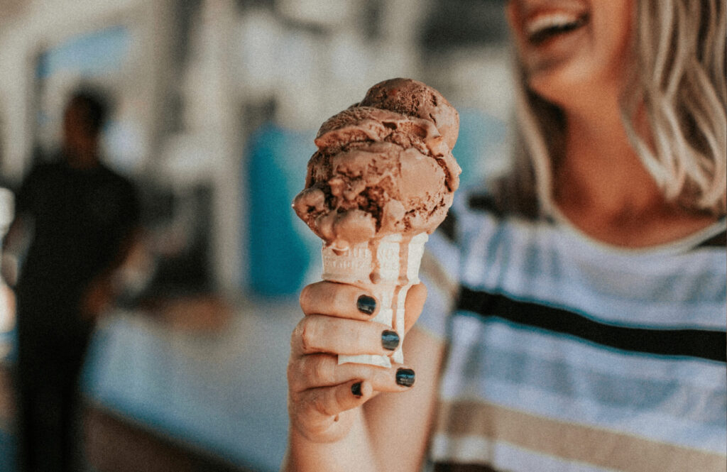 A typical Argentine vaso de helado.ss