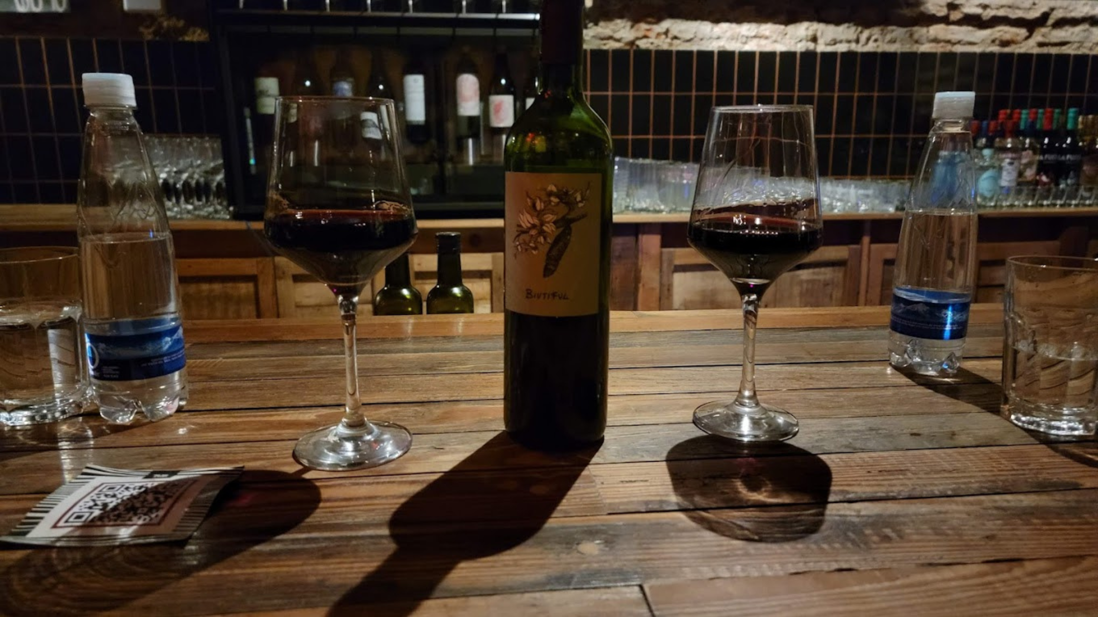 At The Wine Bar, we recommend an essential and pure Malbec called Biutiful.