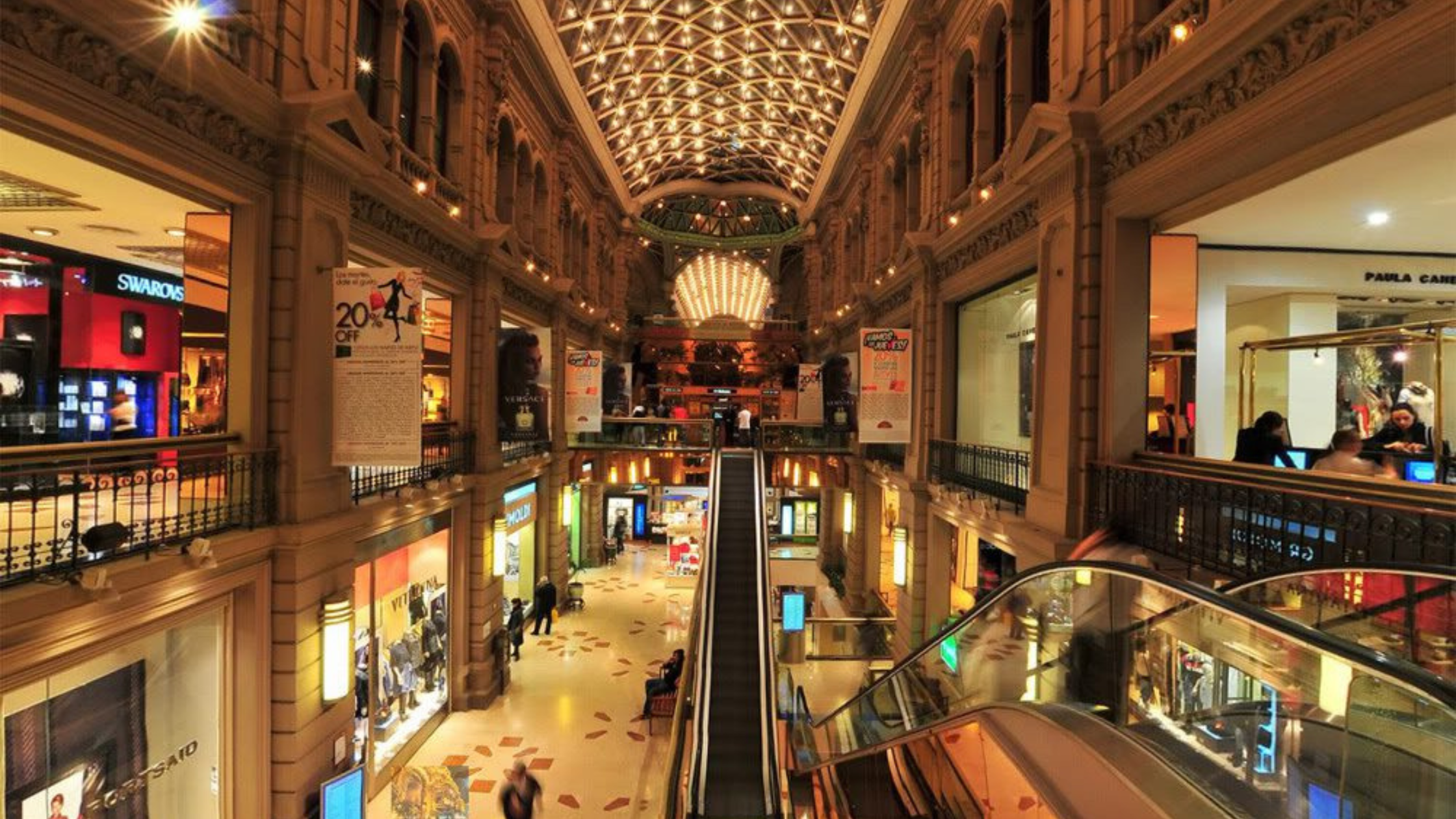 Straight out of Argentina's golden age, Paseo Alcorta awaits you to come and shop.