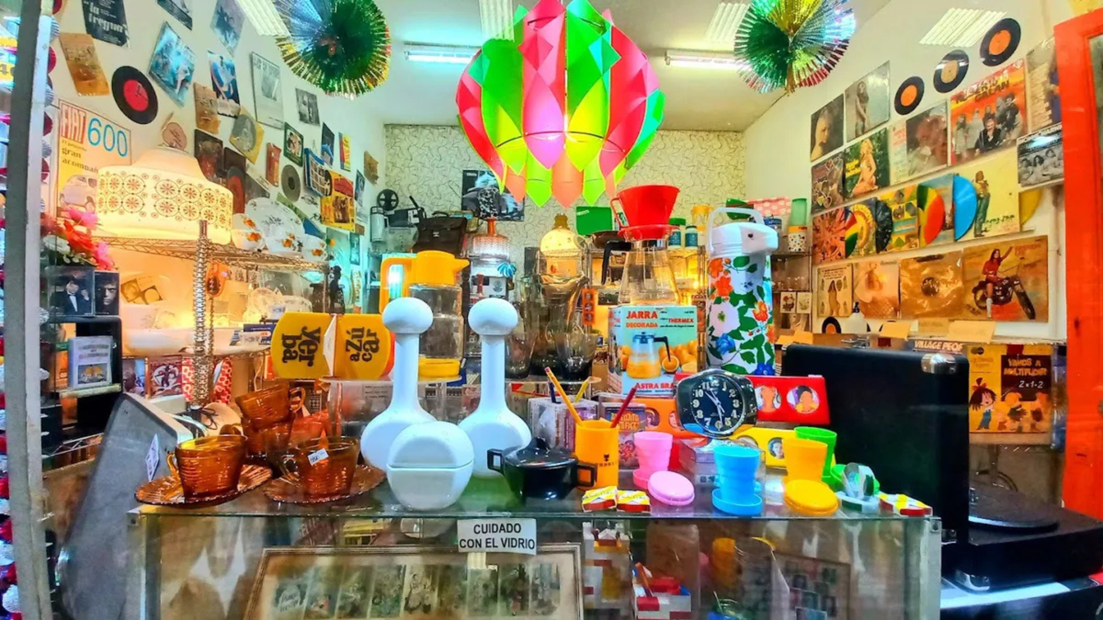 Find totally colorful and retro antiques