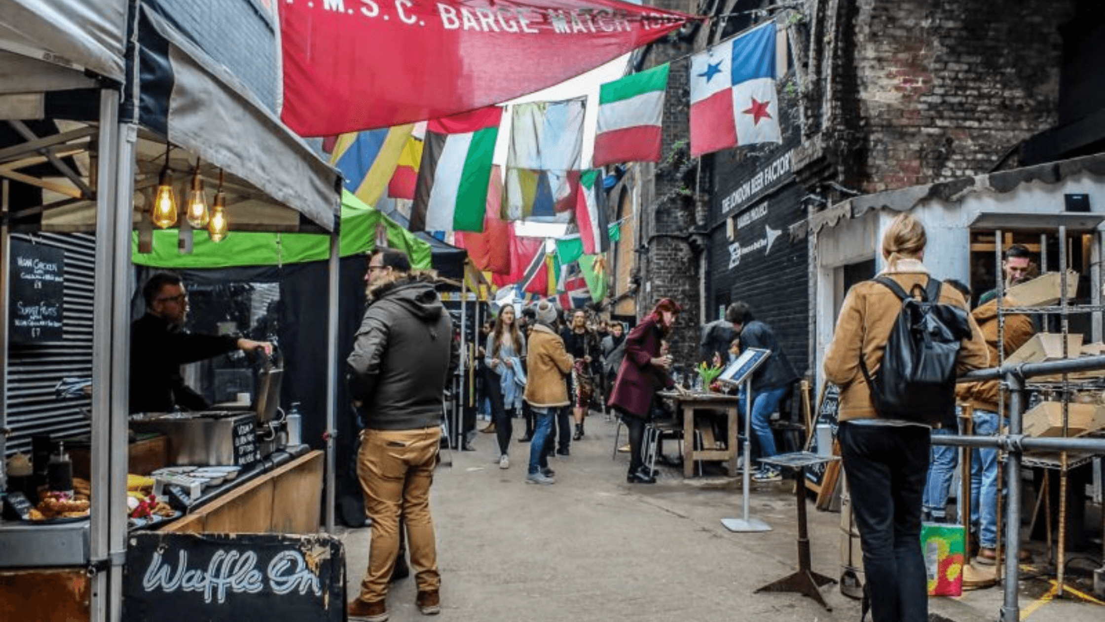 A community food market 