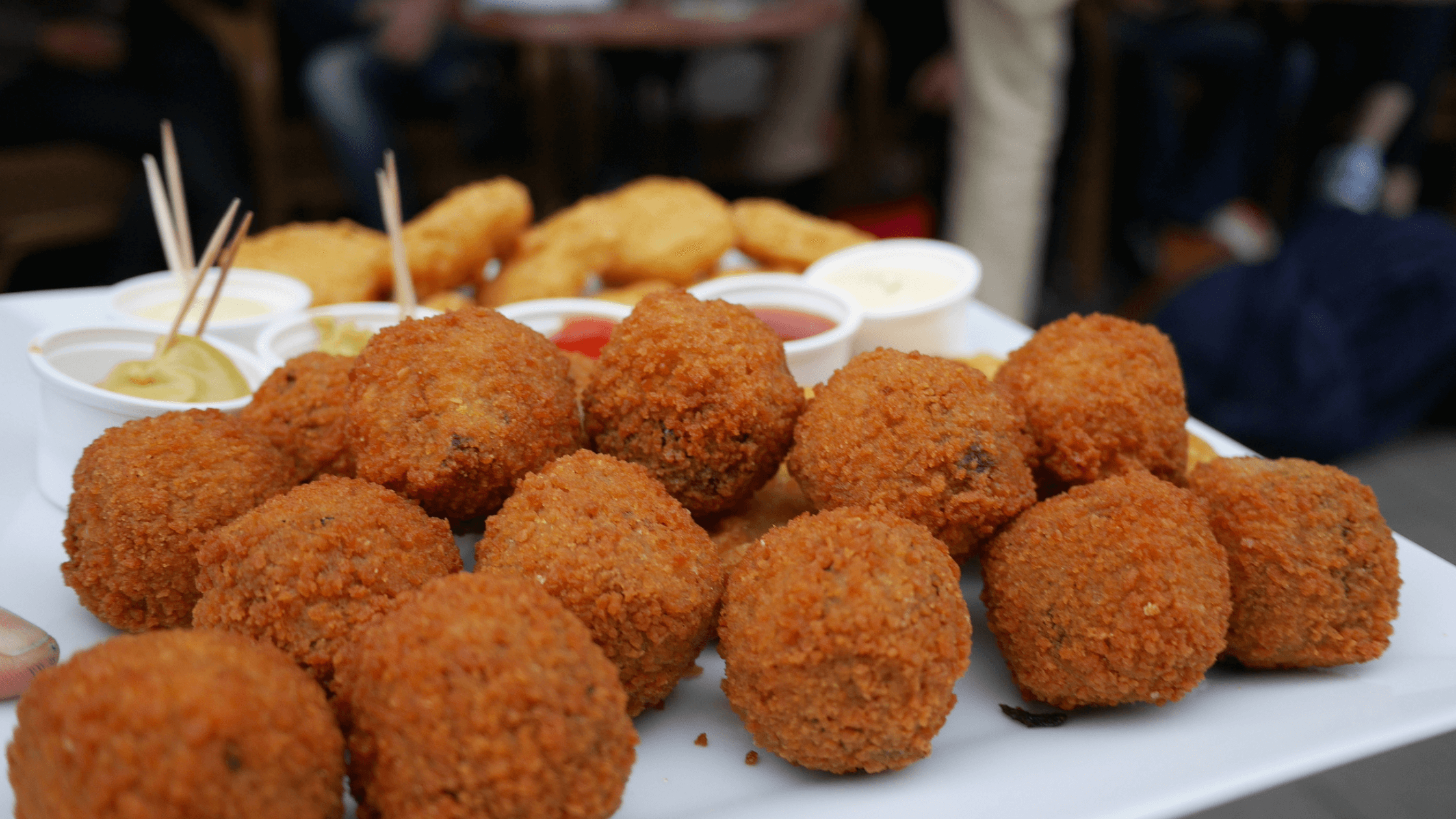 Deep fried savoury balls