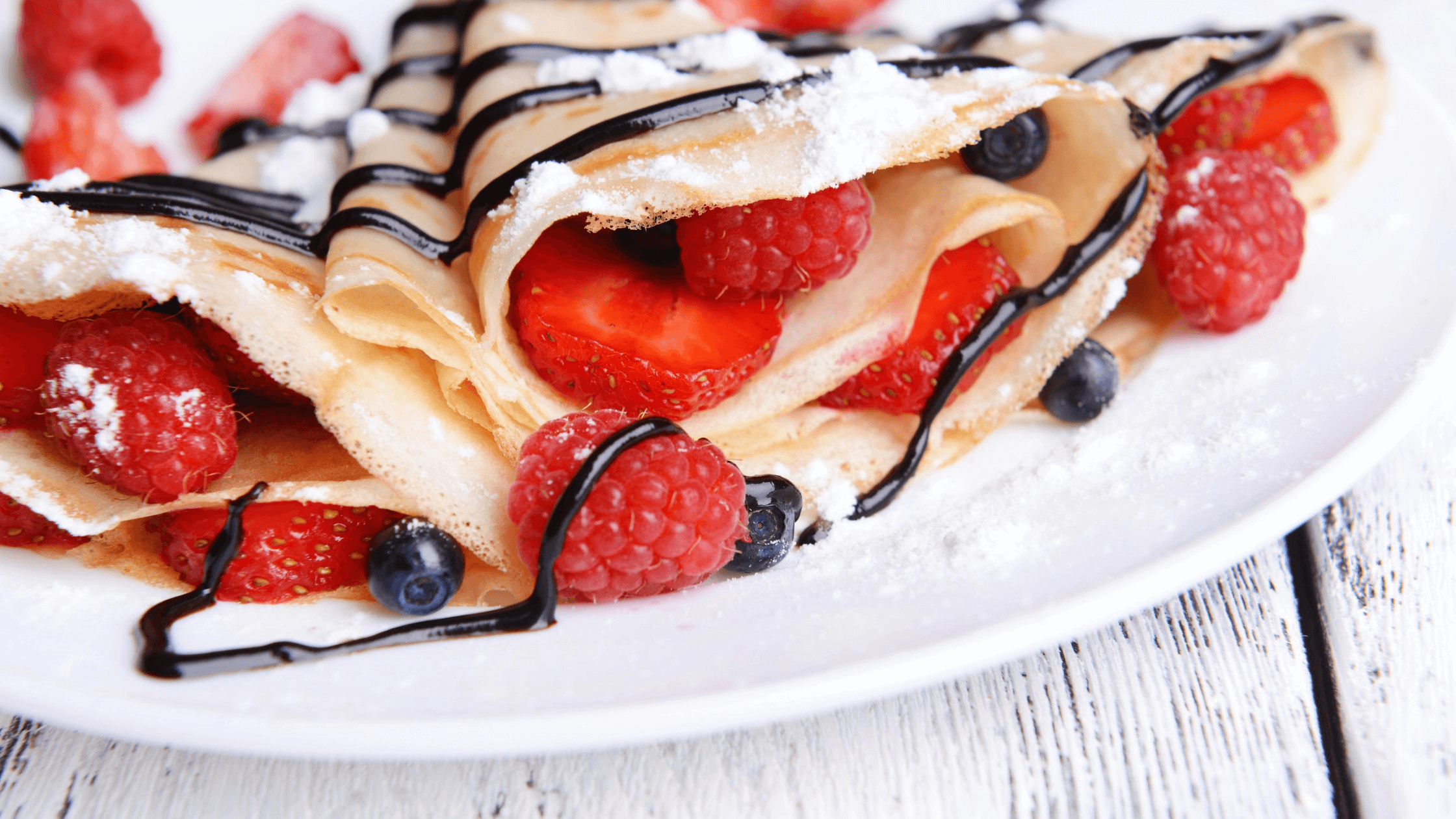 Sweet French pancakes