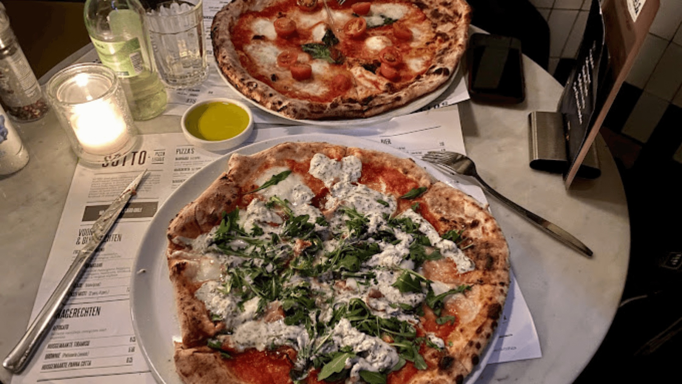 Neapolitan-style pizzas